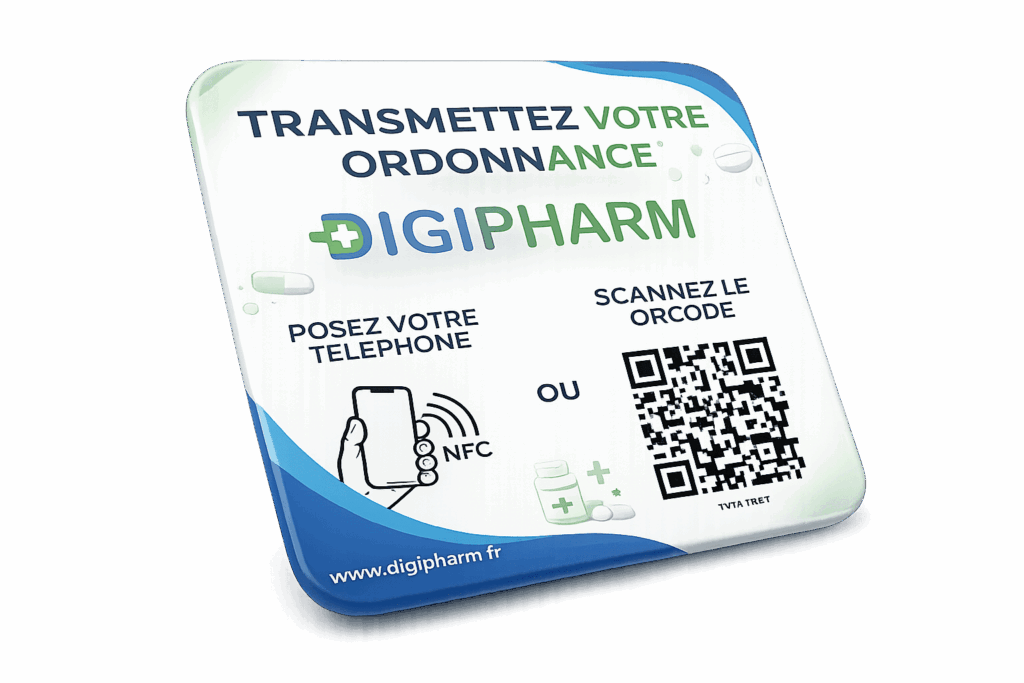 ordonnance pharmacie QR code digipharm